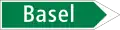 Wegweiser Autobahn und Autostrasse (national und kantonal)