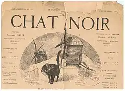 Deckblatt des Journals Le Chat Noir, Ausgabe 152 vom 6. Dezember 1884