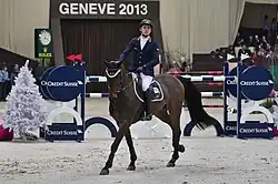 Werner Muff mit Never Last beim CHI Genf 2013