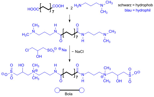 Bolaamphiphile mit CHPS