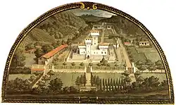 Landsitz Cafaggiolo der Familie Medici aus dem 14. Jahrhundert