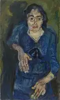 Chaim Soutine: Die Frau in Blau, um 1919, Barnes Foundation, Philadelphia