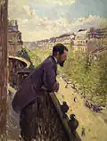 Gustave Caillebotte: L’Homme au balcon (1880), Privatsammlung