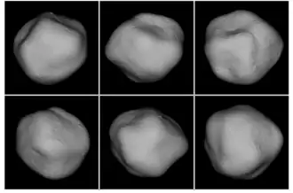 Berechnetes 3D-Modell von (96) Aegle