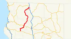 Karte der California State Route 3