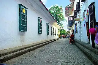 Straße in Santa Fe de Antioquia