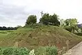 Erdhügel einer früheren Motte