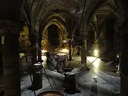 Krypta mit Fledermäusen