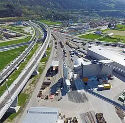 Installationsplatz bei Camorino