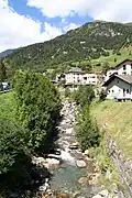 Fluss Brenno in Campo (Blenio)