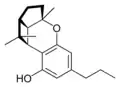 Strukturformel Cannabicyclovarin