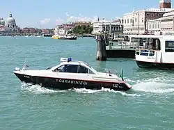 Polizeiboot der Carabinieri