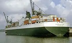 Charakteristisches Heck der Cardigan Bay in Hamburg (1980)