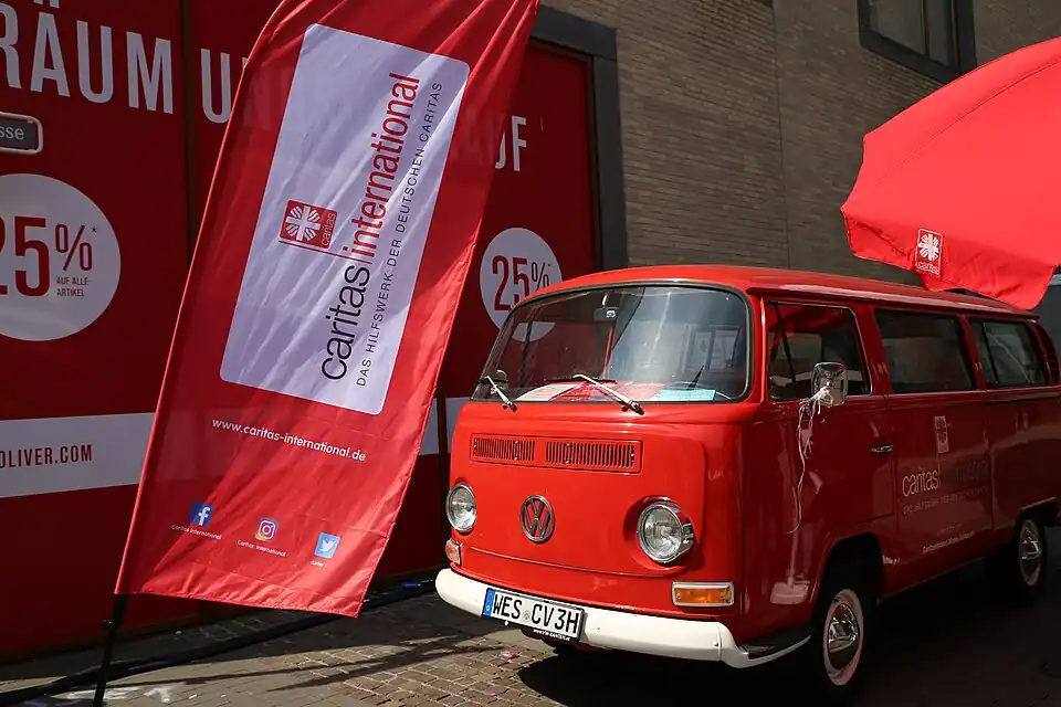 Caritas international beim Katholikentag