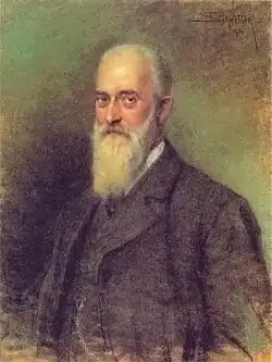 Bildnisse von Paul Brockmüller und Josef Schretter (rechts)