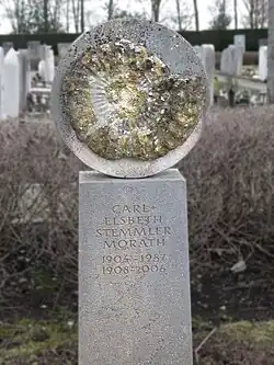 Carl Stemmler-Morath (1904–1987), Elsbeth Stemmler-Morath (1908–2006). Grab auf dem Friedhof am Hörnli