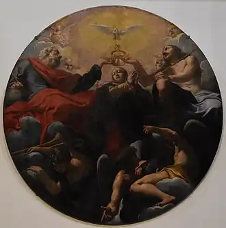 Krönung der Jungfrau, Decke der Kirche Santa Maria in Vado, Ferrara