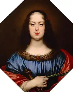 Vittoria della Rovere als Hl. Katharina (1640er Jahre)