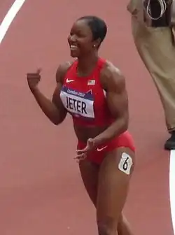 Silbermedaillengewinnererin Carmelita&nbsp;Jeter