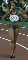 Bronzemedaillengewinnerin Carmelita&nbsp;Jeter