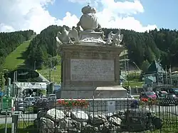 Carolus-Denkmal von 1728 am Semmeringpass