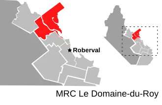 Lage von Saint-Félicien in Le Domaine-du-Roy