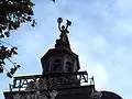 Statue auf dem Casa de la Cultura, Buenos Aires.