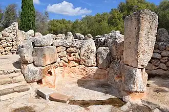 Feuerstelle im Innenhof