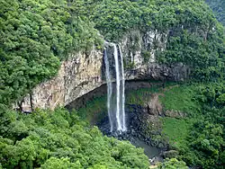 Wasserfall im Caracol, Brasilien
