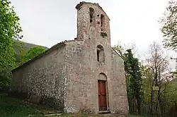 Die Kirche Santa Cristina nördlich von Caso