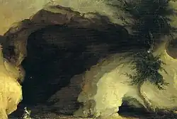 Beatushöhle von Caspar Wolf, 1776
