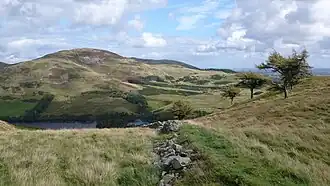 Castlelaw Hill vom Turnhouse Hill aus gesehen