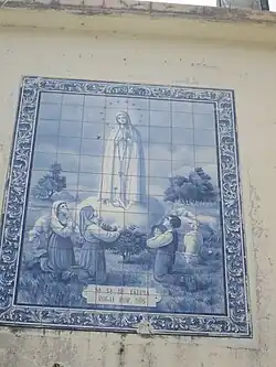 Azulejo der Jungfrau von Fátima