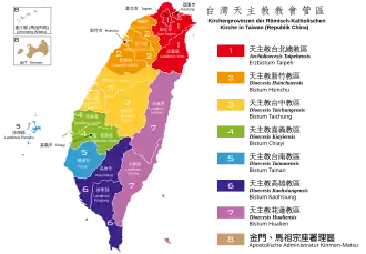 Karte der Kirchenprovinz