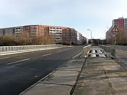 Cecilienstraßenbrücke über der U-Bahn-Trasse