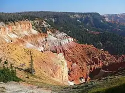 Blick in eines der "Amphitheater"