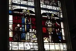 Christus am Kreuz, Stifter