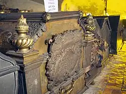 Sarg von Herzog Georg Wilhelm in der Fürstengruft