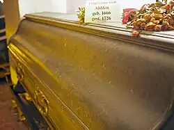 Sarg der Herzogin Sophie Dorothea von Braunschweig und Lüneburg, Prinzessin von Ahlden