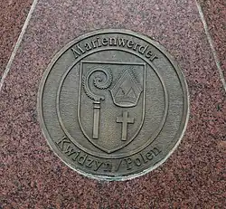 Wappen in Partnerstadt Celle