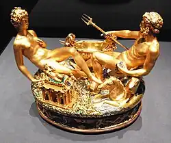 Saliera von Benvenuto Cellini, 1540–1544, Kunsthistorisches Museum, Wien