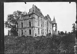 Schlossruine 1916
