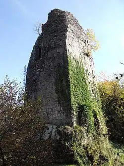 Ruinen der ehemaligen Burg