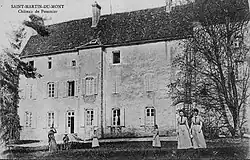 Historische Ansicht des Château de Pommier