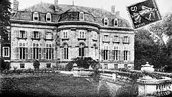 Schloss Abbaye Saint-Aubert um 1900