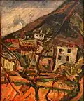 Chaim Soutine: Blick auf ein Dorf