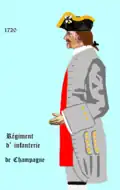 Régiment de Champagne 1720–1734