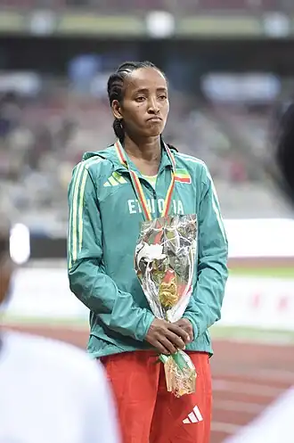 Gela Hambese bei den Afrikameisterschaften 2024 in Douala