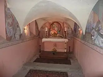 Chorraum unterhalb der Ölberggruppe