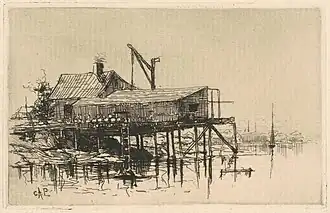 Salt Shanties (Salzhütten) in Uk, Charles A.Platt, 1880